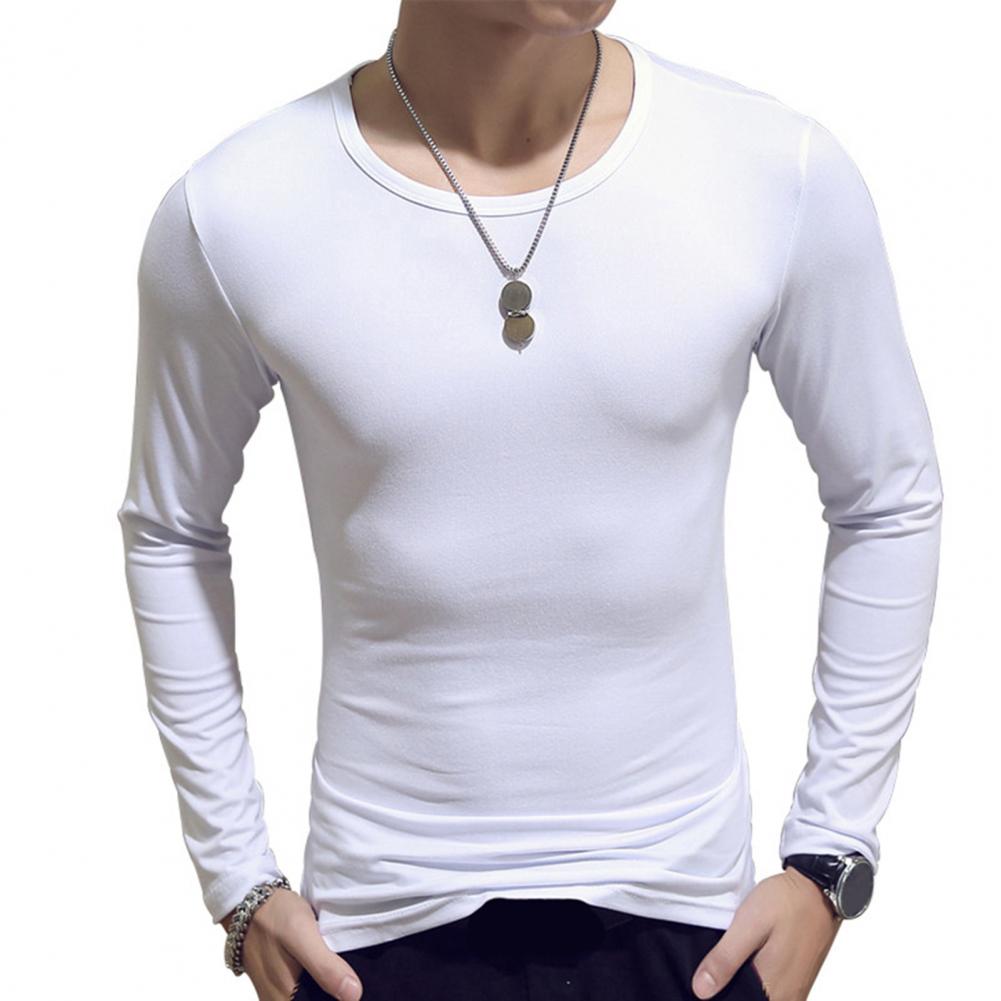 65% Dropshipping!Fashion Men's T-shirt Casual O-neck Long Sleeve Slim Outdoor Sports Top