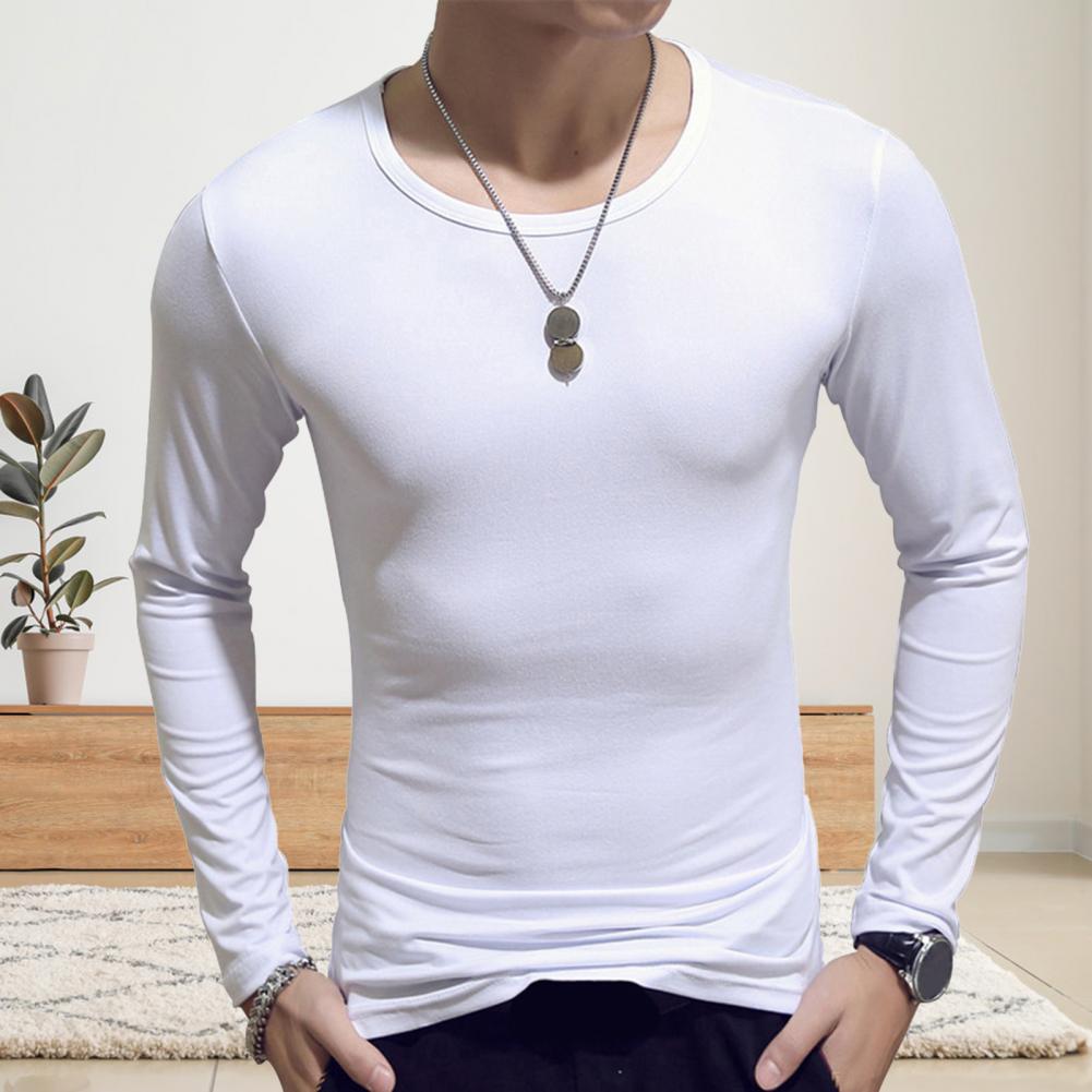 65% Dropshipping!Fashion Men's T-shirt Casual O-neck Long Sleeve Slim Outdoor Sports Top