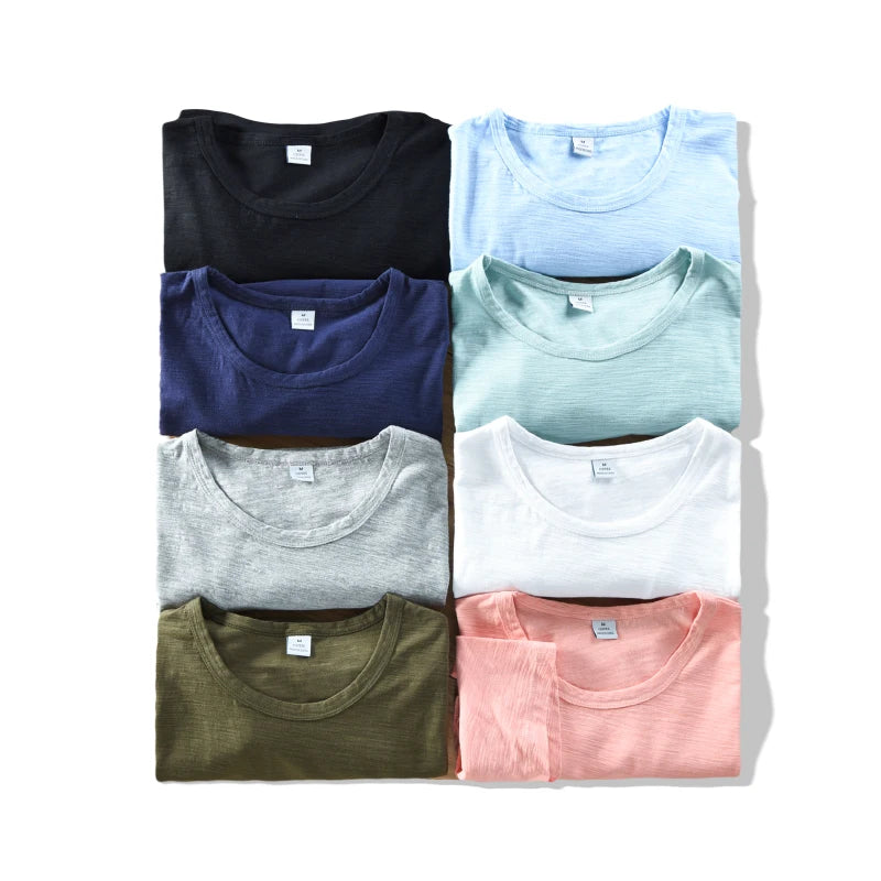 New style Clothing brand T Shirt Men Cotton Short Sleeve round neck Men Tops Tees white t Shirts men Solid TShirt Mens Camiseta