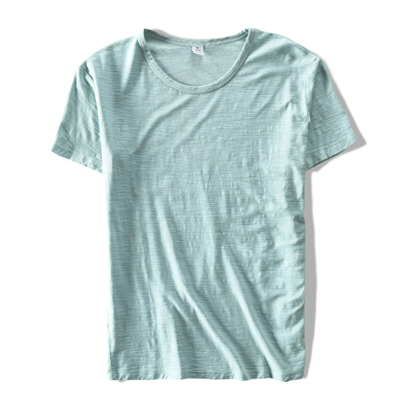 New style Clothing brand T Shirt Men Cotton Short Sleeve round neck Men Tops Tees white t Shirts men Solid TShirt Mens Camiseta