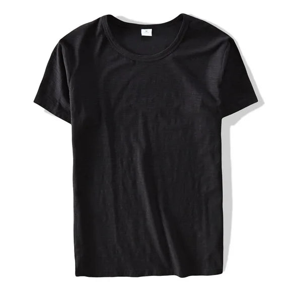 New style Clothing brand T Shirt Men Cotton Short Sleeve round neck Men Tops Tees white t Shirts men Solid TShirt Mens Camiseta