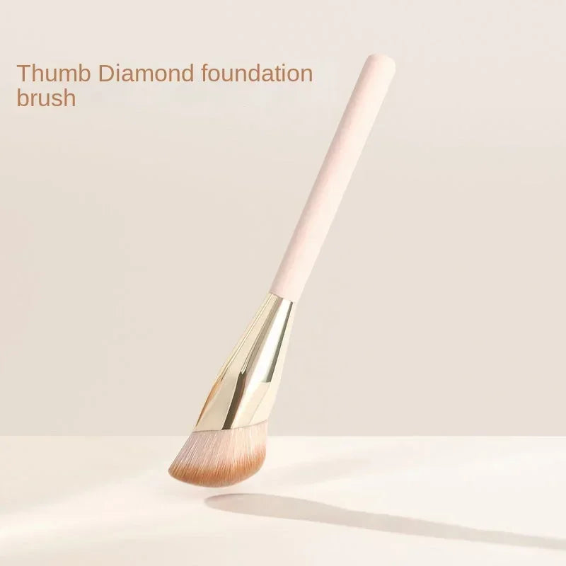 1/2pcs Foundation Brush Oblique Head Concealer Brush Face Liquid Cream Powder Make Up Brushes Face Contour Beauty Tool