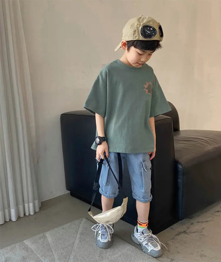 T-shirt For Boys Baby boy Clothes Short-sleeve Tee Children Top T shirt For Summer Toddler Child Kids Clothes New Arrival
