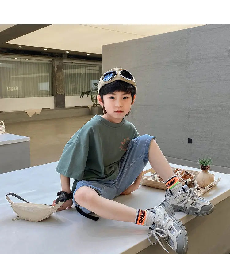 T-shirt For Boys Baby boy Clothes Short-sleeve Tee Children Top T shirt For Summer Toddler Child Kids Clothes New Arrival