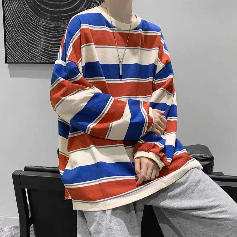 Women T shirts four seasons Woman clothing Y2k Top Sweatshirt 2023 korean Fashion Long Sleeves Tee Loose Couple Graphic T-shirt