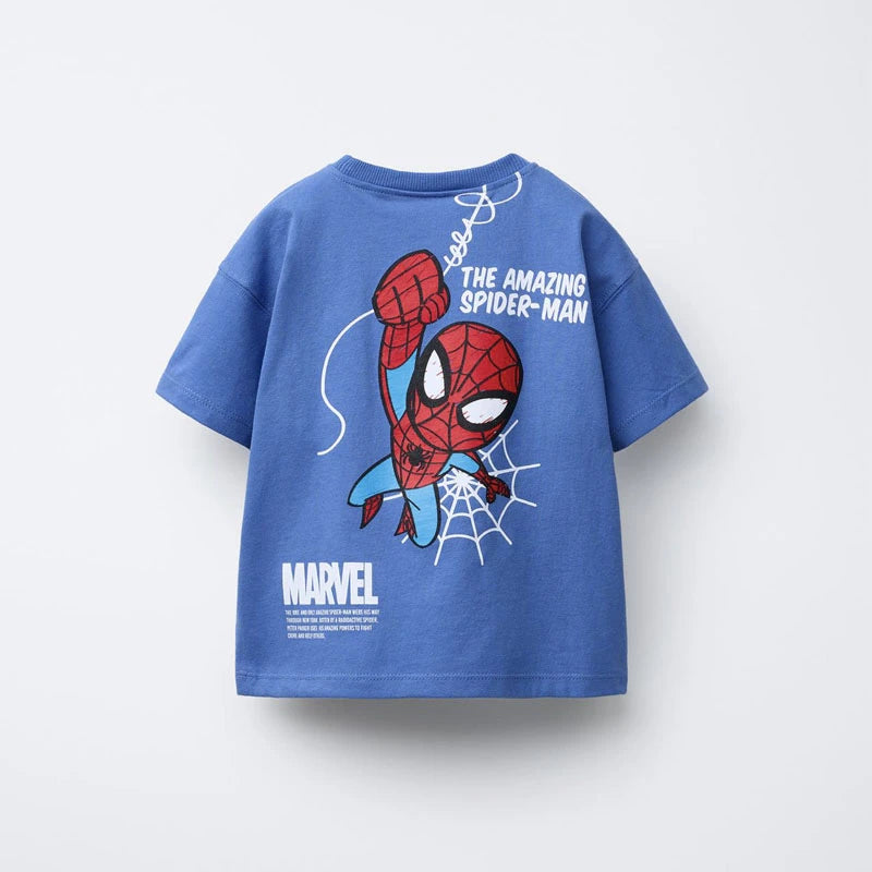 Trendy Design Children Summer Clothing Cartoon T-shirt Baby Boys Clothes Short Sleeve Tops Tees Loose Fashion Kids T Shirts 1-6y