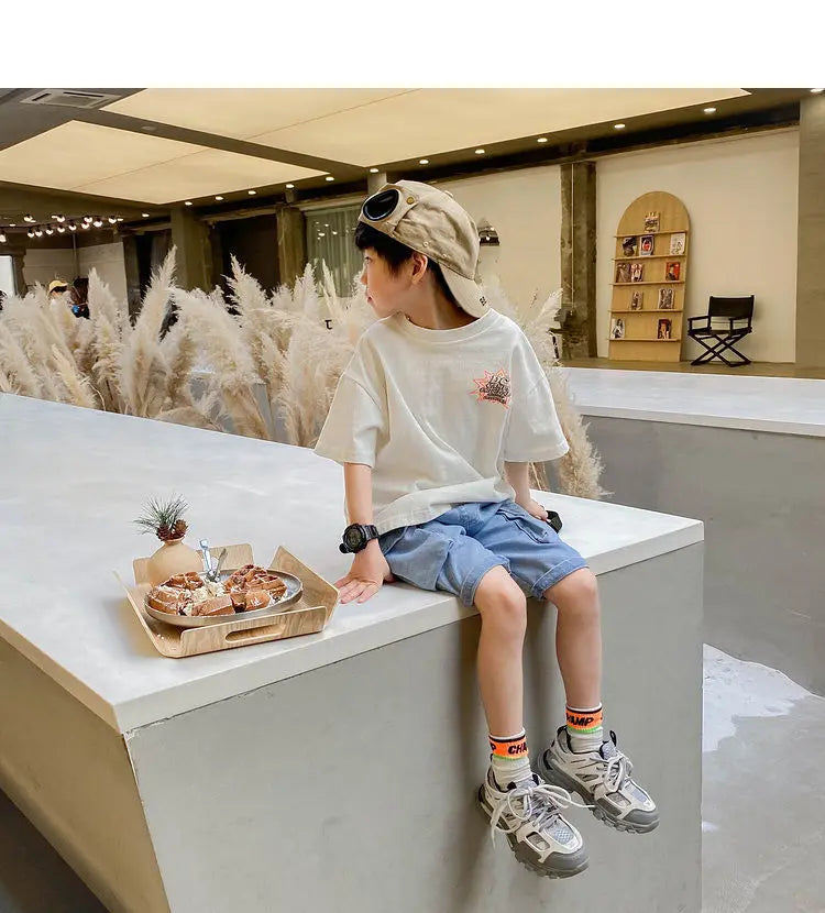 T-shirt For Boys Baby boy Clothes Short-sleeve Tee Children Top T shirt For Summer Toddler Child Kids Clothes New Arrival