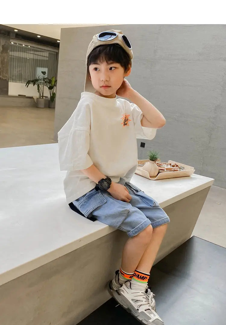 T-shirt For Boys Baby boy Clothes Short-sleeve Tee Children Top T shirt For Summer Toddler Child Kids Clothes New Arrival