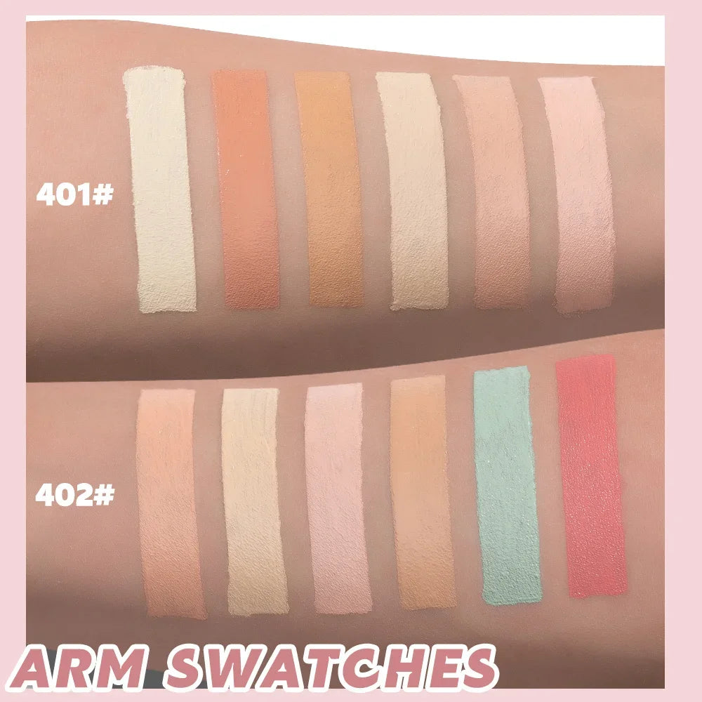 BEAUTY GLAZED Concealer Cream 3 Color Color Correction Long Wearing Full Coverage Waterproof Acne Dark Circles Brightening