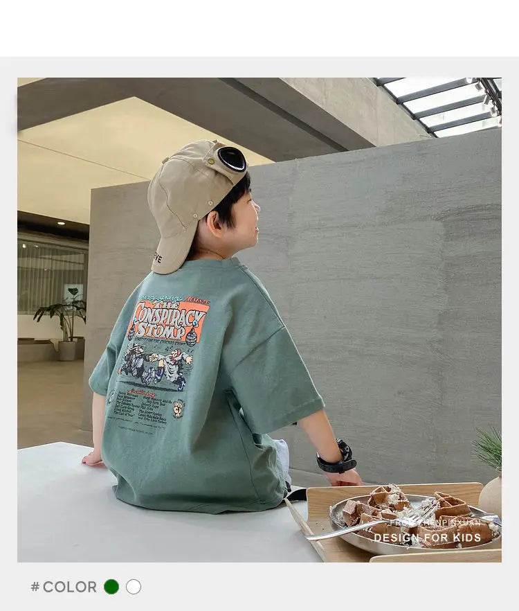 T-shirt For Boys Baby boy Clothes Short-sleeve Tee Children Top T shirt For Summer Toddler Child Kids Clothes New Arrival