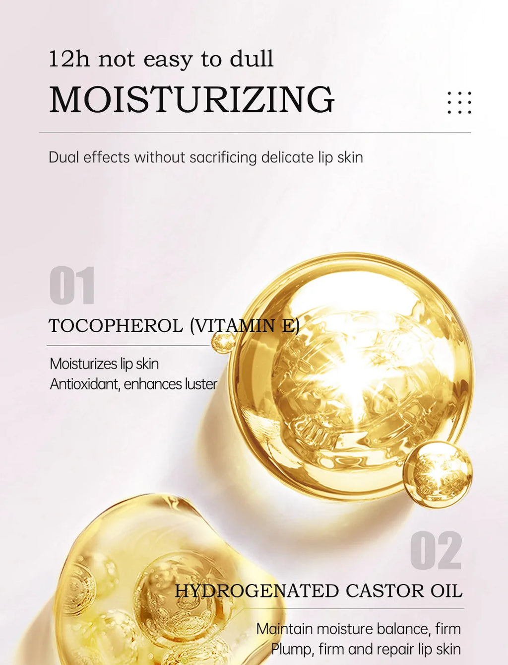 Makeup Non-sticky Non-fading Lipstick Pearlescent Long-lasting Moisturizing Fine Glitter Lip Gloss Hydrating Waterproof Lips Hot