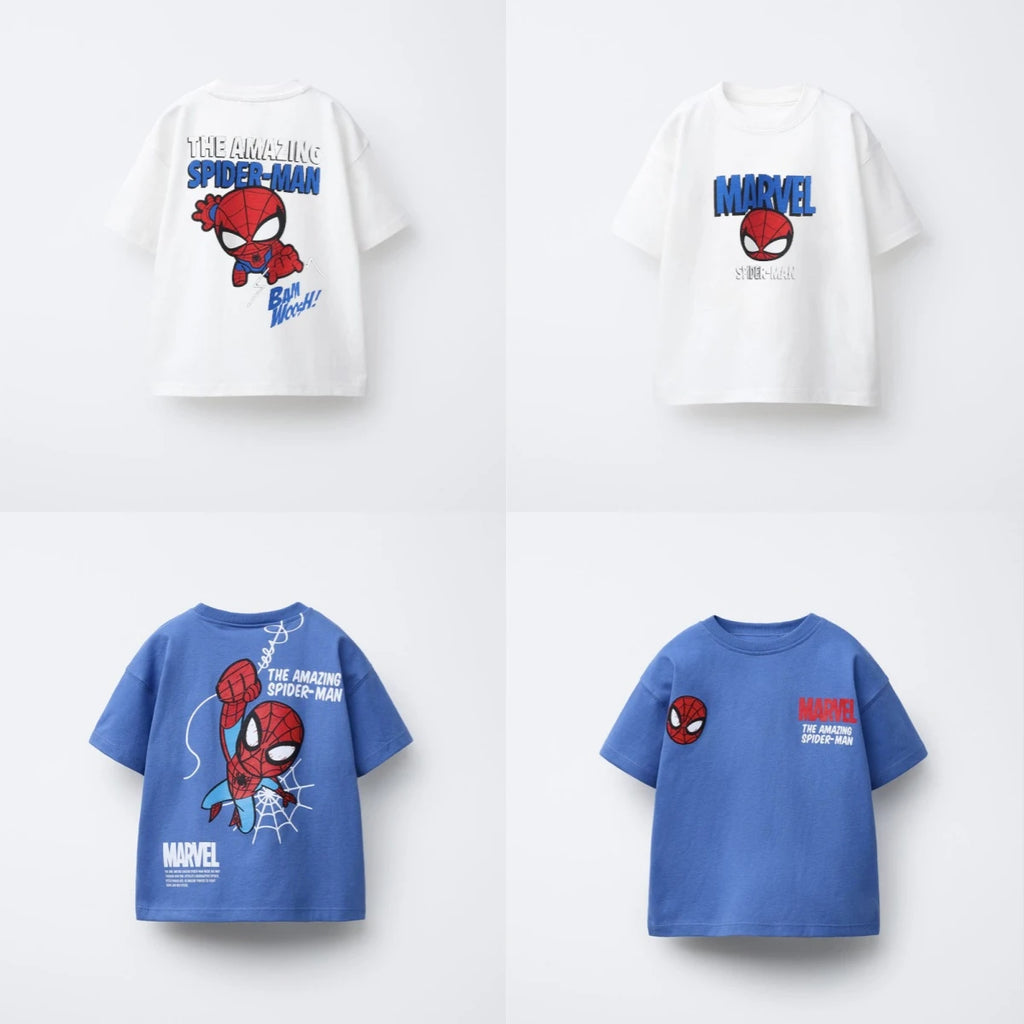 Trendy Design Children Summer Clothing Cartoon T-shirt Baby Boys Clothes Short Sleeve Tops Tees Loose Fashion Kids T Shirts 1-6y