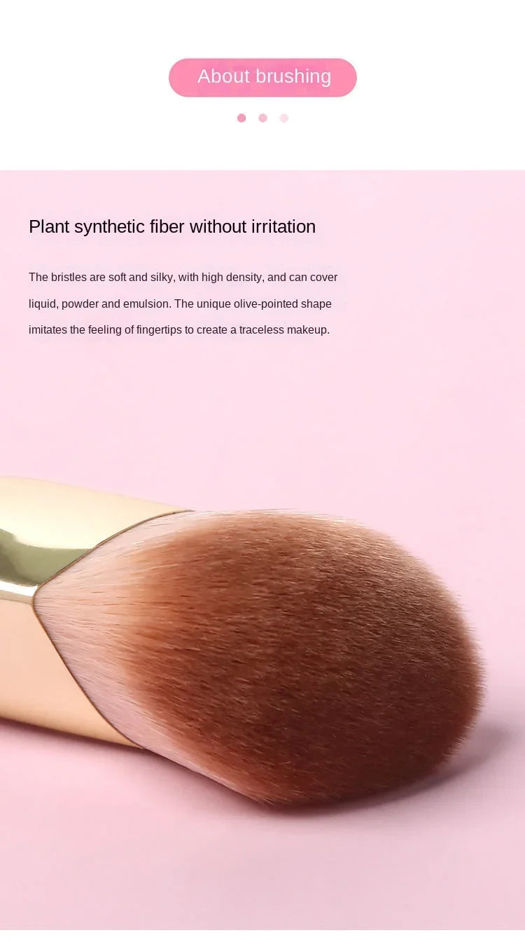 1/2pcs Foundation Brush Oblique Head Concealer Brush Face Liquid Cream Powder Make Up Brushes Face Contour Beauty Tool