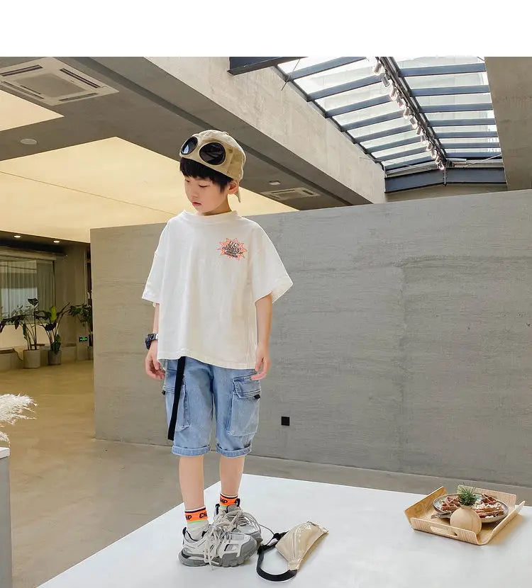 T-shirt For Boys Baby boy Clothes Short-sleeve Tee Children Top T shirt For Summer Toddler Child Kids Clothes New Arrival