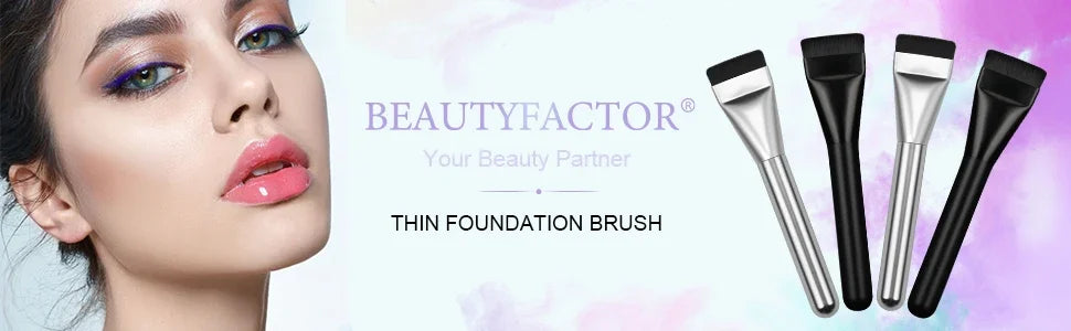 Flat Foundation brush, mask brush, makeup spatula, Liquid foundation brush, Korean cream brush, delicate makeup