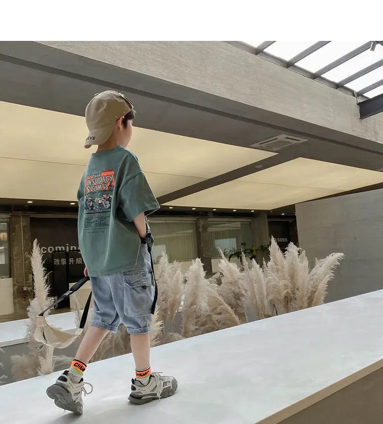 T-shirt For Boys Baby boy Clothes Short-sleeve Tee Children Top T shirt For Summer Toddler Child Kids Clothes New Arrival