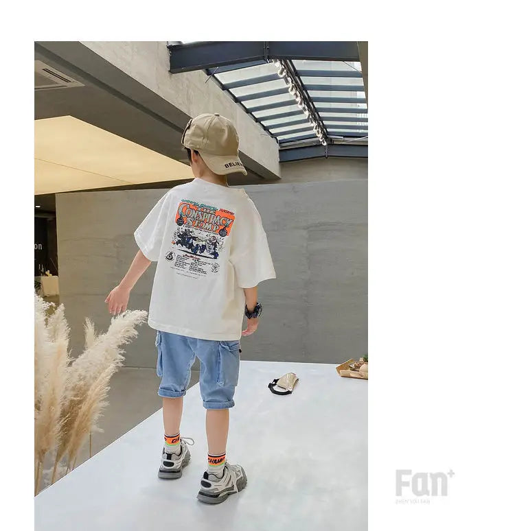 T-shirt For Boys Baby boy Clothes Short-sleeve Tee Children Top T shirt For Summer Toddler Child Kids Clothes New Arrival