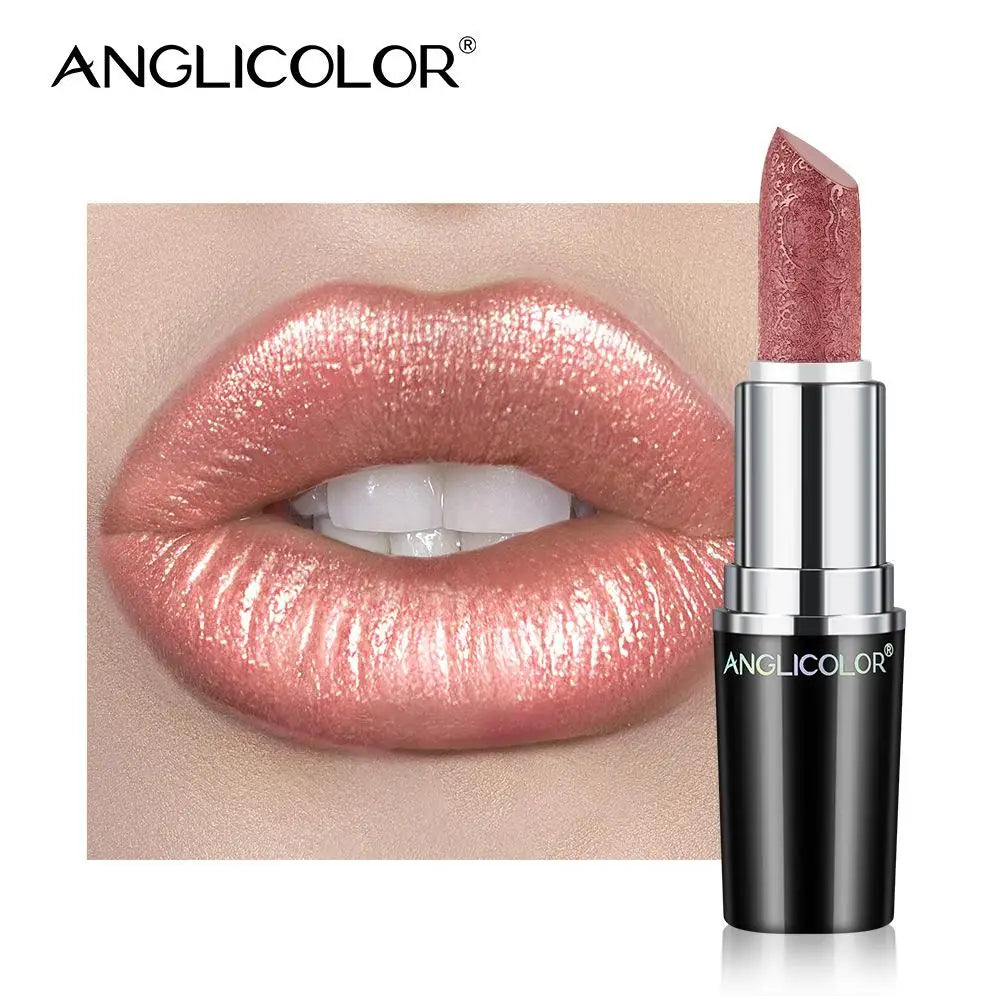 Makeup Non-sticky Non-fading Lipstick Pearlescent Long-lasting Moisturizing Fine Glitter Lip Gloss Hydrating Waterproof Lips Hot