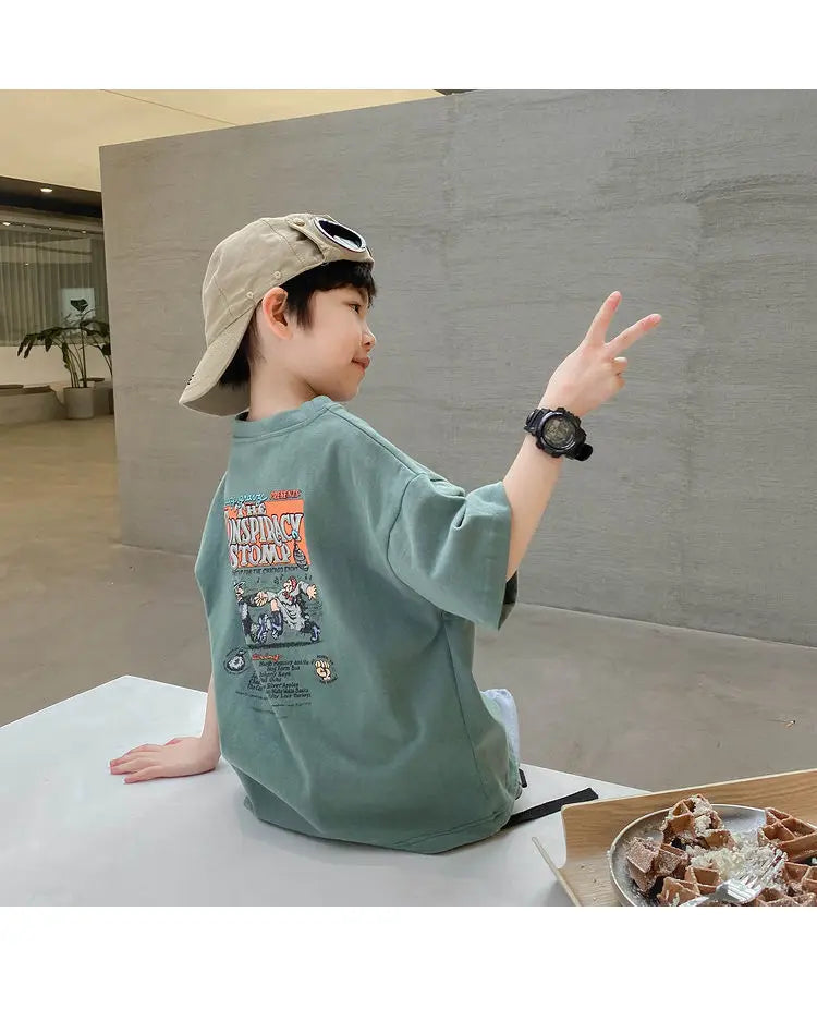 T-shirt For Boys Baby boy Clothes Short-sleeve Tee Children Top T shirt For Summer Toddler Child Kids Clothes New Arrival