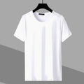Hot Fashion T-shirts Mens Tee Breathable Comfort T Shirt Baselayer Unisex Basic Bottoming Round Neck Short Sleeve