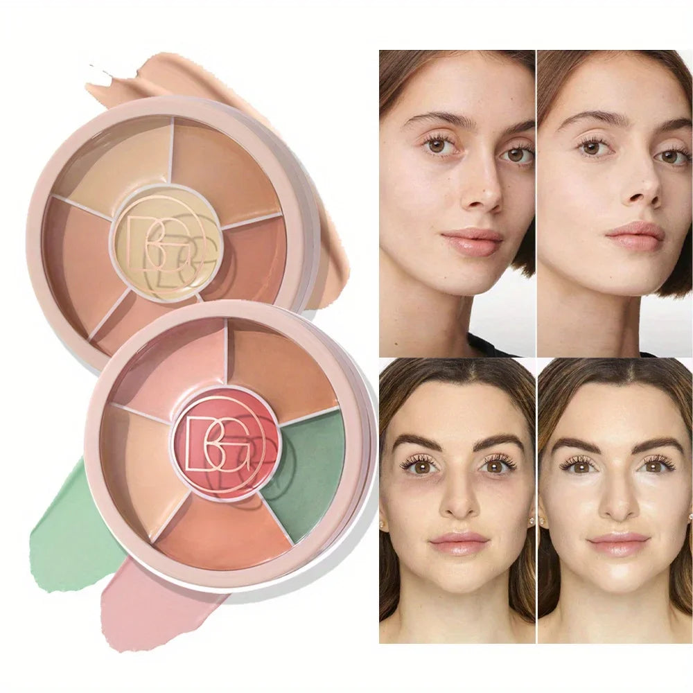 BEAUTY GLAZED Concealer Cream 3 Color Color Correction Long Wearing Full Coverage Waterproof Acne Dark Circles Brightening