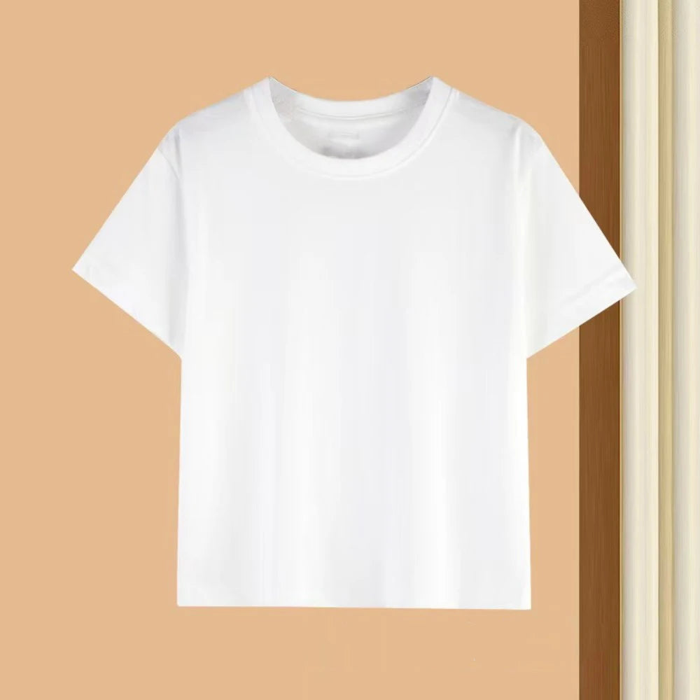 Summer Kids Clothes Streetwear Print Cartoon T Shirt Short Sleeve Baby Tops Tees Korean Boys Girls Clothes Y2k Cotton T Shirts