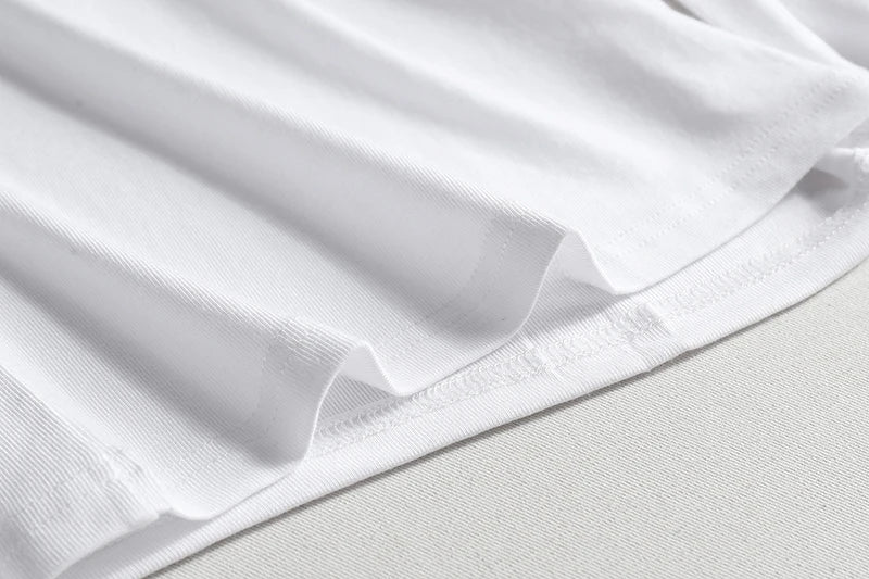 Plain Cotton Women T Shirt High Quality Elastic Basic Solid Long Sleeve T-shirts Female Casual Tops Korean Thin O Neck Tshirt