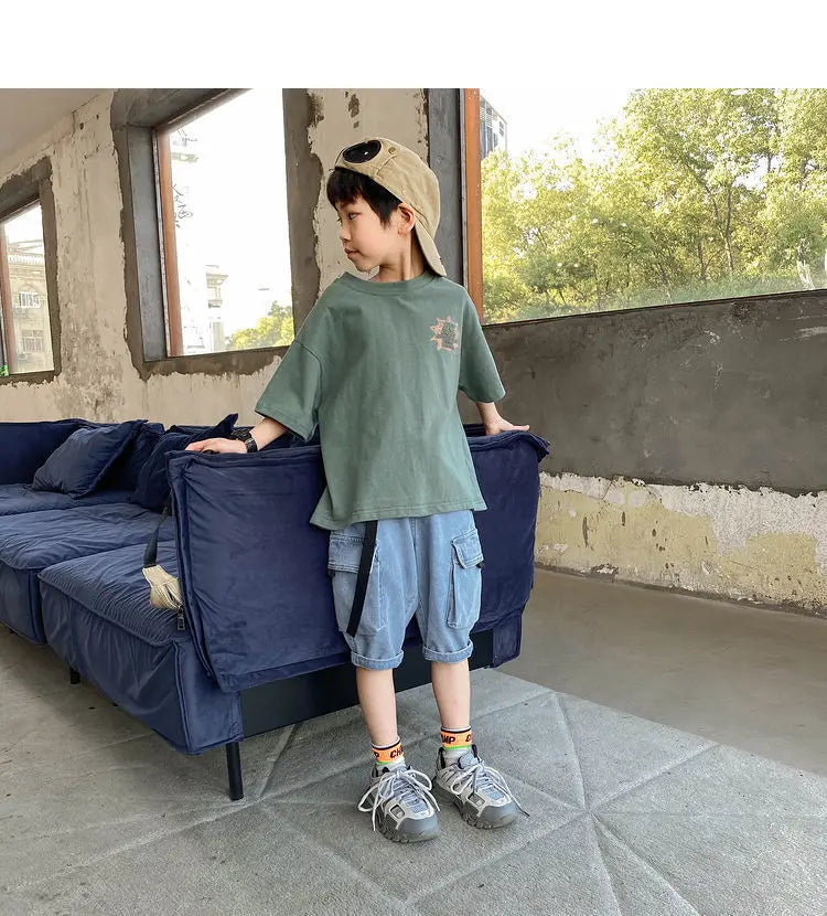 T-shirt For Boys Baby boy Clothes Short-sleeve Tee Children Top T shirt For Summer Toddler Child Kids Clothes New Arrival