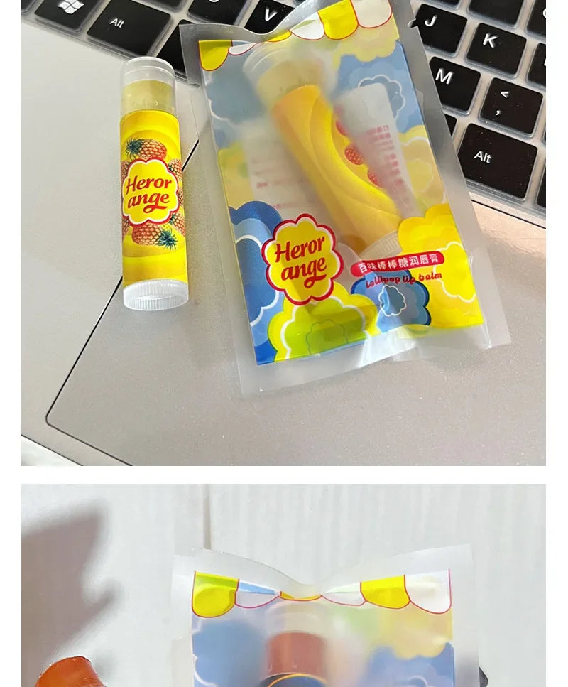 Fruit Moisturizing Lip Balm Grapes Makeup Jelly Lighten Lines Plump Care Tint Nude Lipstick Primer Colorless Lip Care Wholesale