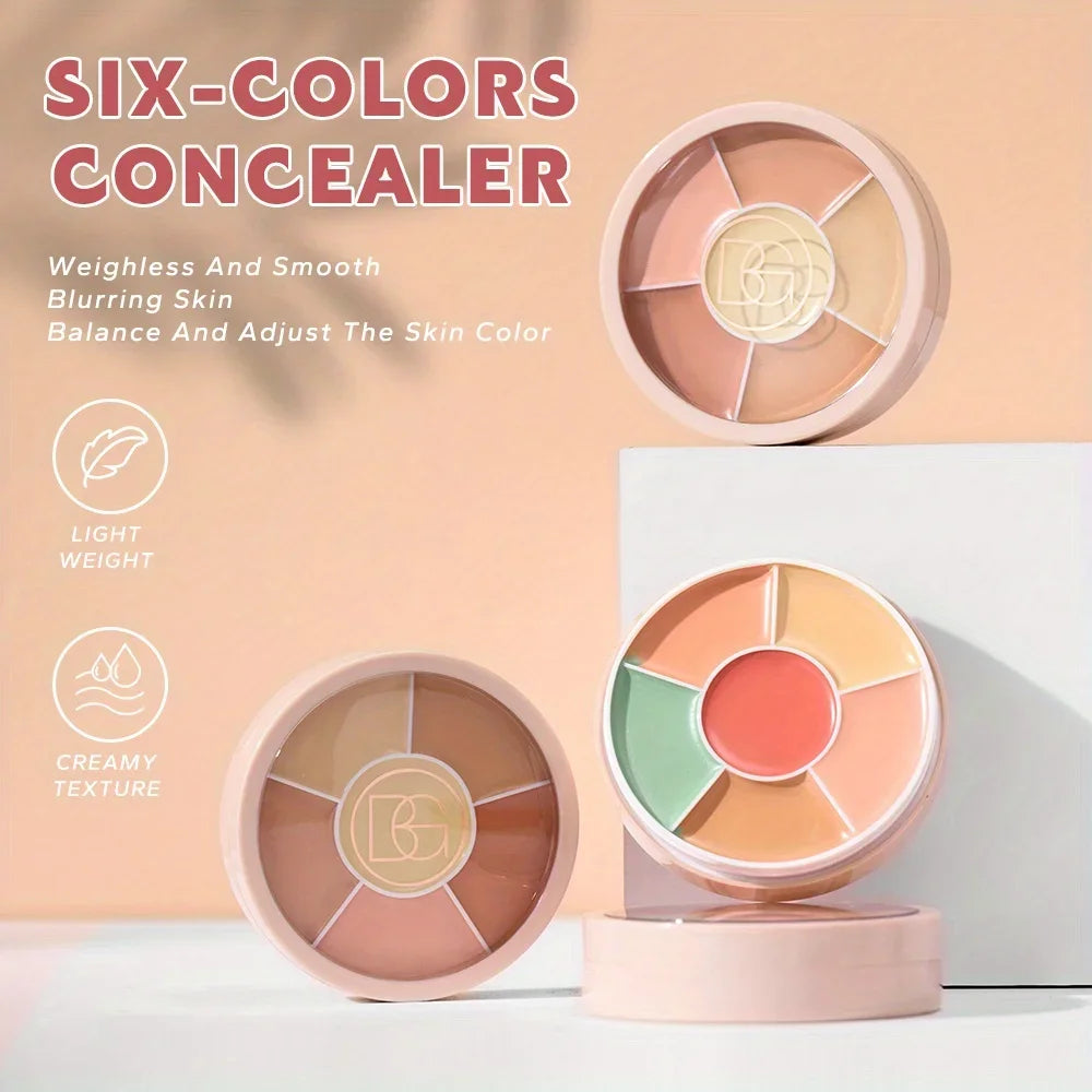 BEAUTY GLAZED Concealer Cream 3 Color Color Correction Long Wearing Full Coverage Waterproof Acne Dark Circles Brightening