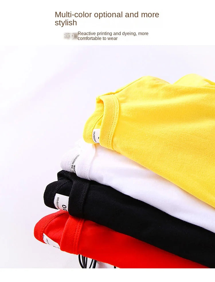 2025 Children T-shirt Boys Girls Tees Autumn Spring Cotton Long Sleeve White Shirt Kids Tops Baby Clothes