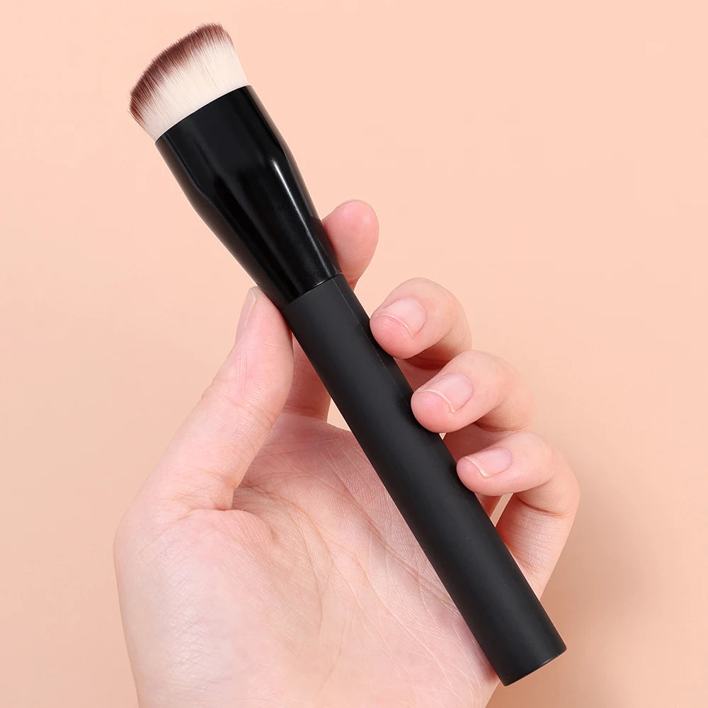 Makeup Brushes Foundation Concealer Angled Seamless Cover Synthetic Dark Circle Liquid Cream Cosmetics Contour Brush Beauty Tool