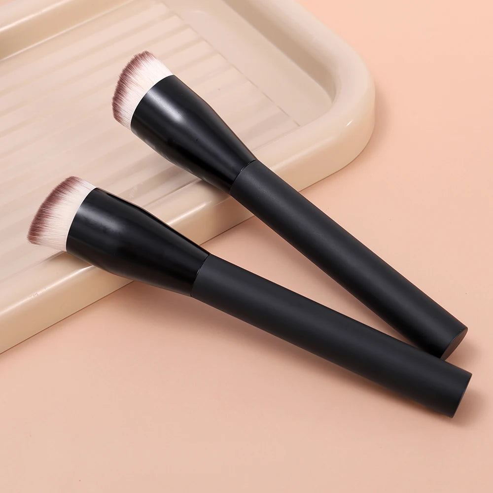 Makeup Brushes Foundation Concealer Angled Seamless Cover Synthetic Dark Circle Liquid Cream Cosmetics Contour Brush Beauty Tool