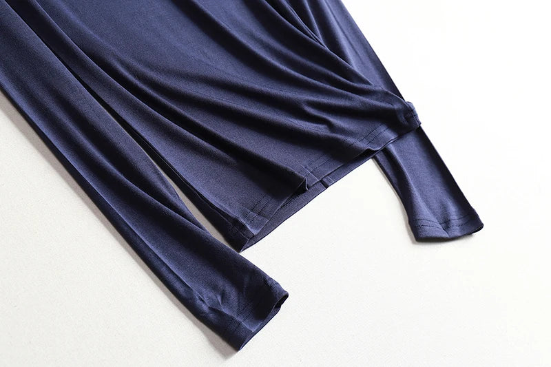 Plain Cotton Women T Shirt High Quality Elastic Basic Solid Long Sleeve T-shirts Female Casual Tops Korean Thin O Neck Tshirt