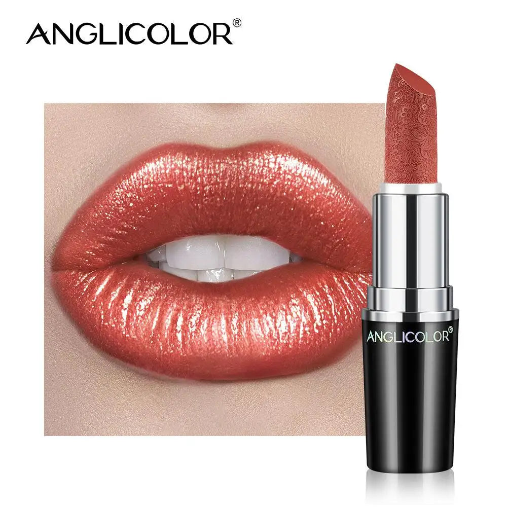 Makeup Non-sticky Non-fading Lipstick Pearlescent Long-lasting Moisturizing Fine Glitter Lip Gloss Hydrating Waterproof Lips Hot