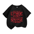 Kids Stranger Themed T Shirt Upside Down Inspired Graphic Tee Youth Short Sleeve Casual Cotton Top for Boys Girls Children