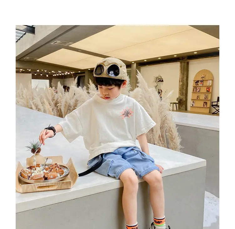 T-shirt For Boys Baby boy Clothes Short-sleeve Tee Children Top T shirt For Summer Toddler Child Kids Clothes New Arrival